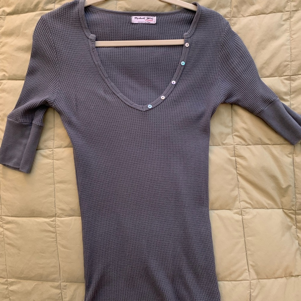 Michael Stars short sleeved thermal shirt